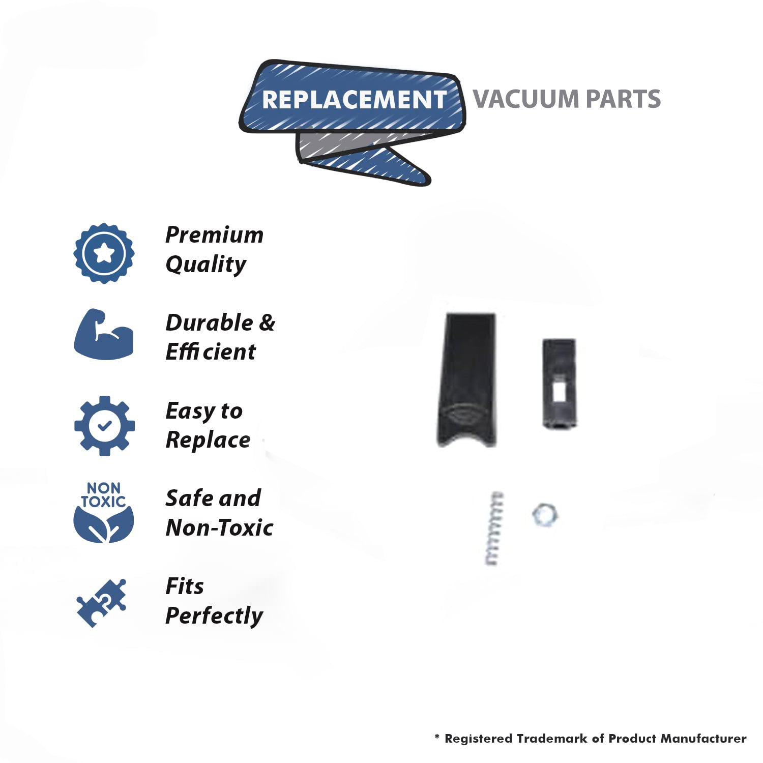 Topvacuumparts Replacement Part For Fitall Non Integrated Wand Slide Type Vacuum Cleaner Repair Kit # Compare to Part NI-SL-MI-02