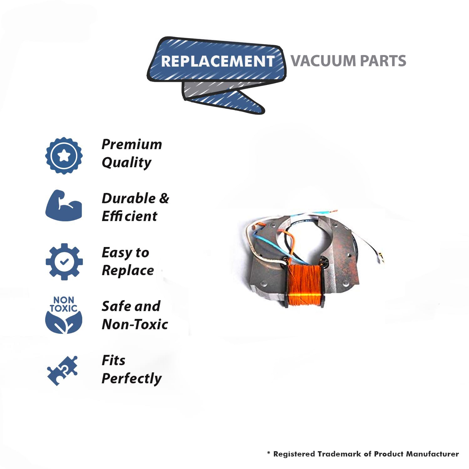 Topvacuumparts Replacement Part For Hoover 4515 Upright Vacuum Cleaner Field Coil # compare to part 45421020