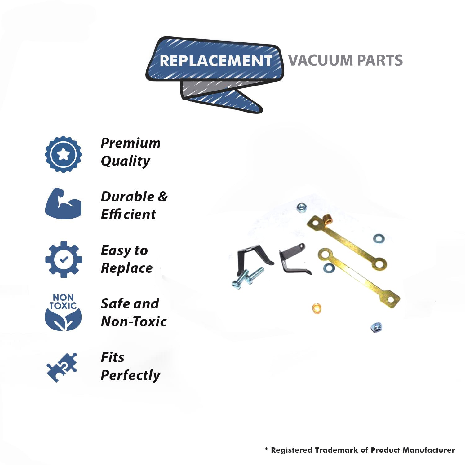 Topvacuumparts Replacement Part For Numatic Canister Vacuum Spring Contact Kits - # compare to part 220988