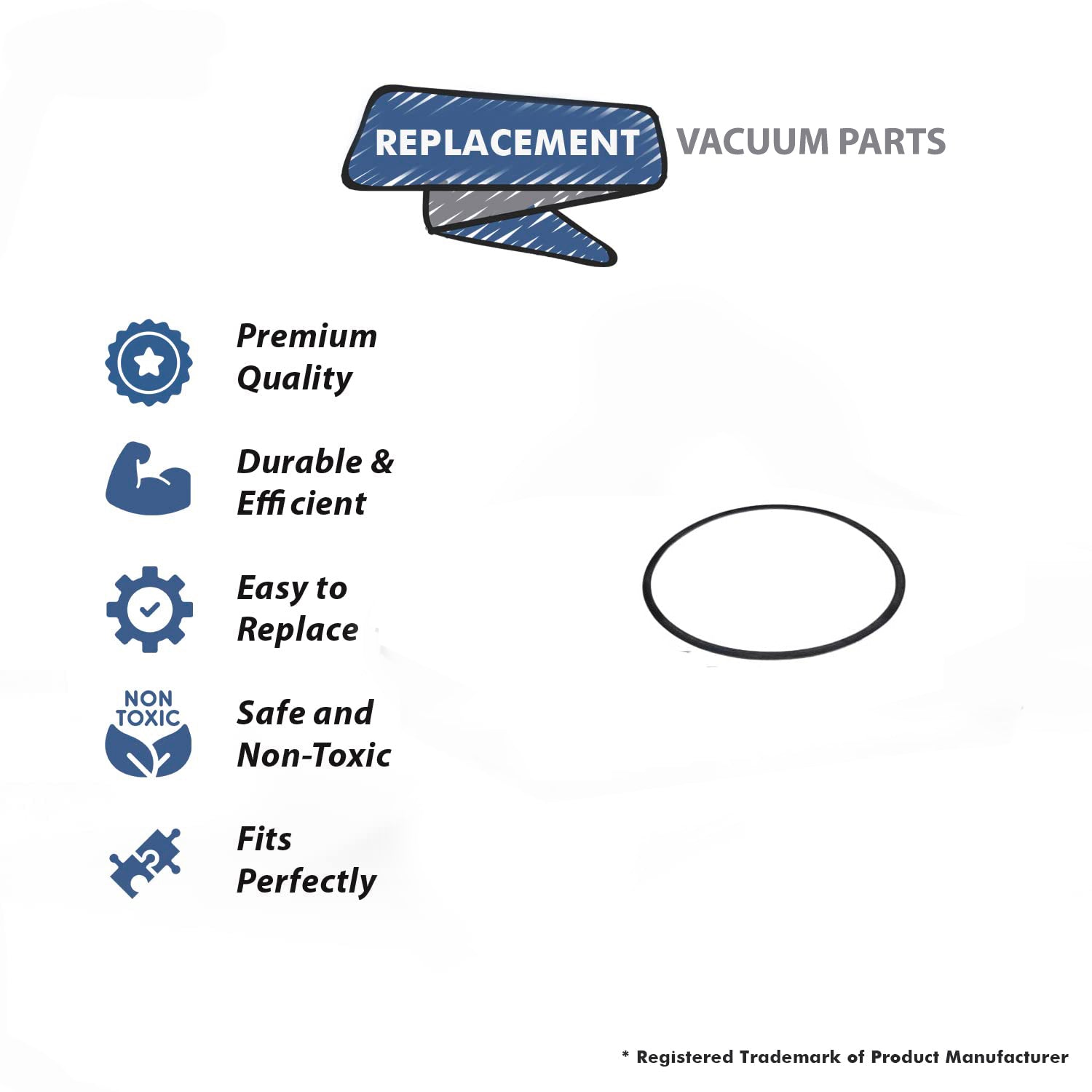 Topvacuumparts Replace Part For D3A, D3C Upper Motor Shall Gasket Compatible With Part Number 1794