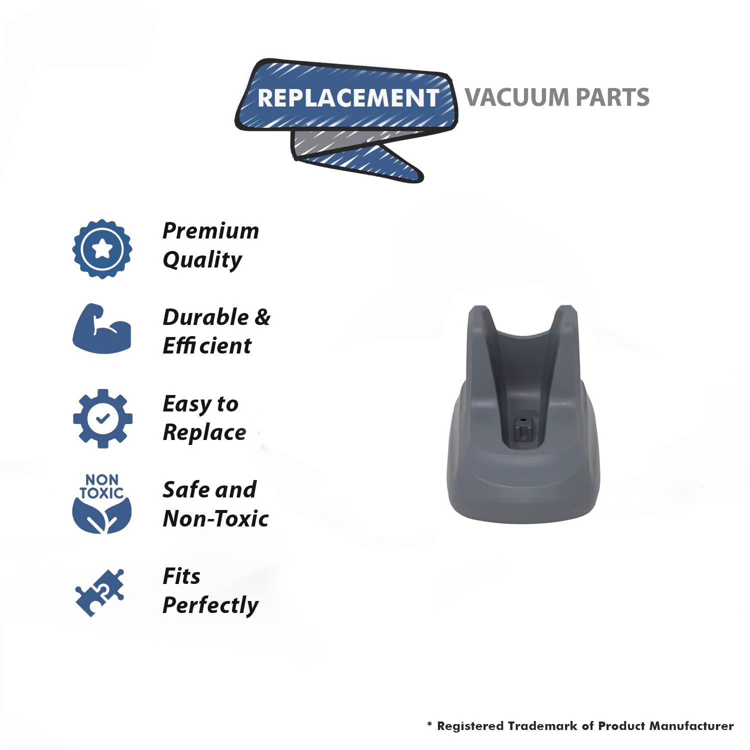 Topvacuumparts Replacement Part For readivac Storm Hand Vacuum Cleaner Charger Stand # compare to part RH2000-P201