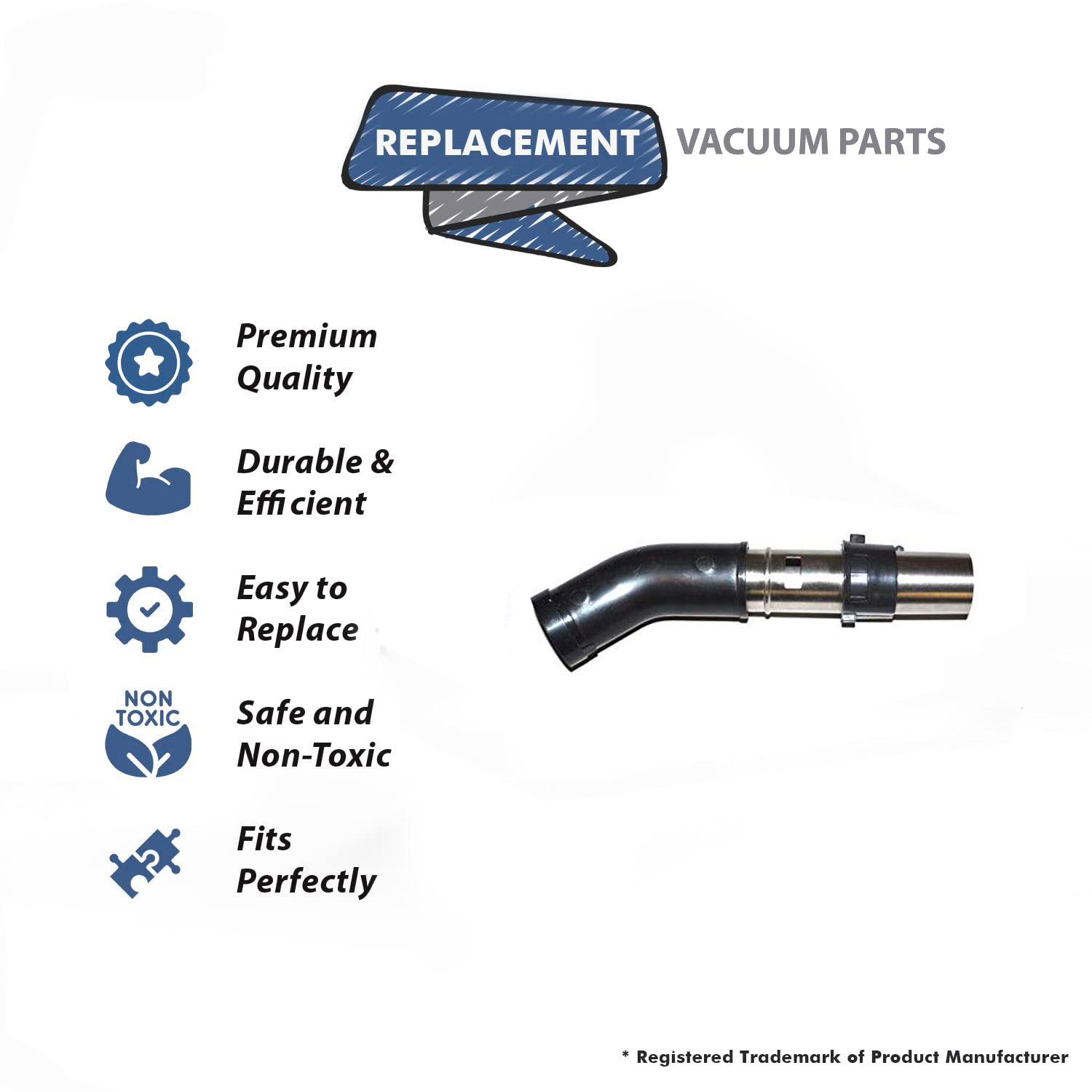Topvacuumparts Replacement Part For Canplas-Hayden - Universal N,S Long Hose Handle Tube # compare to part 805881UV