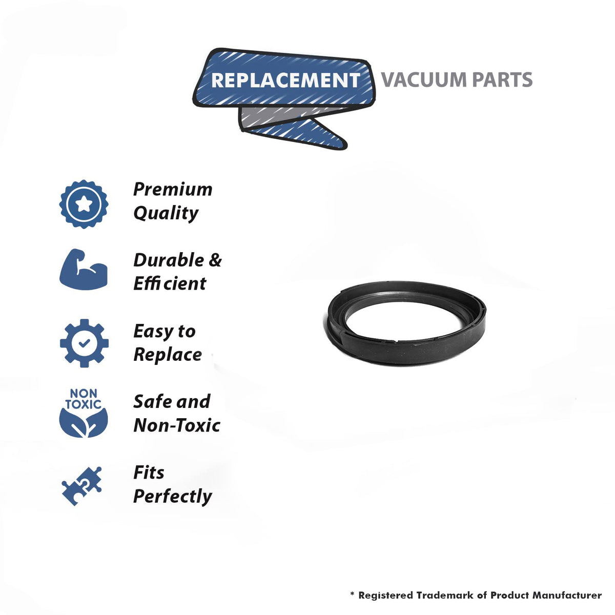 Topvacuumparts Replacement Part For Sharp Fit Design Replecement for EC-TU2609 Vacuum Cleaner Motor Support Rear # compare to part PGUMMA122VBE0