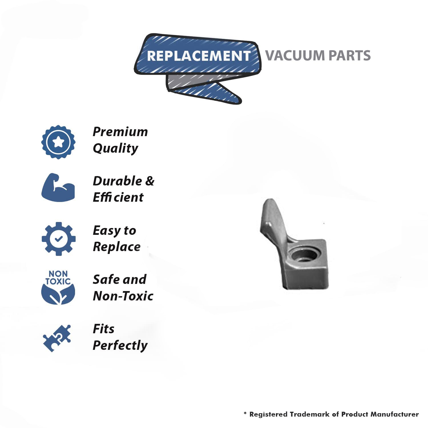 Topvacuumparts Replacement Part For Sharp Replecement for ECTU2609, ECTU4609 Vacuum Cleaner Brush Clamp # compare to part PHAG-A011VBFA