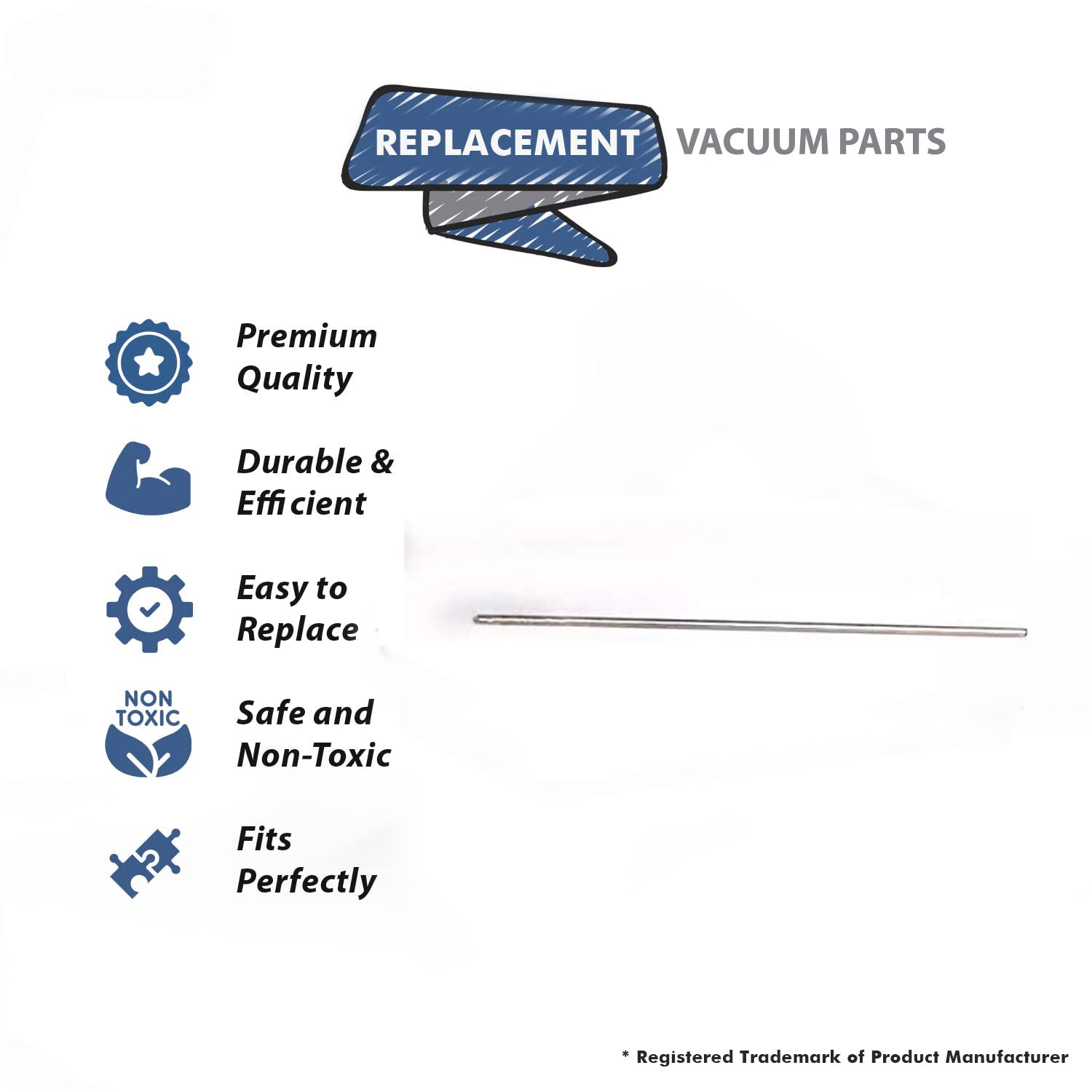 Topvacuumparts Replacement Part For Panasonic 6210 Vacuum Cleaner Agit Shaft # compare to part AMC57R-V30