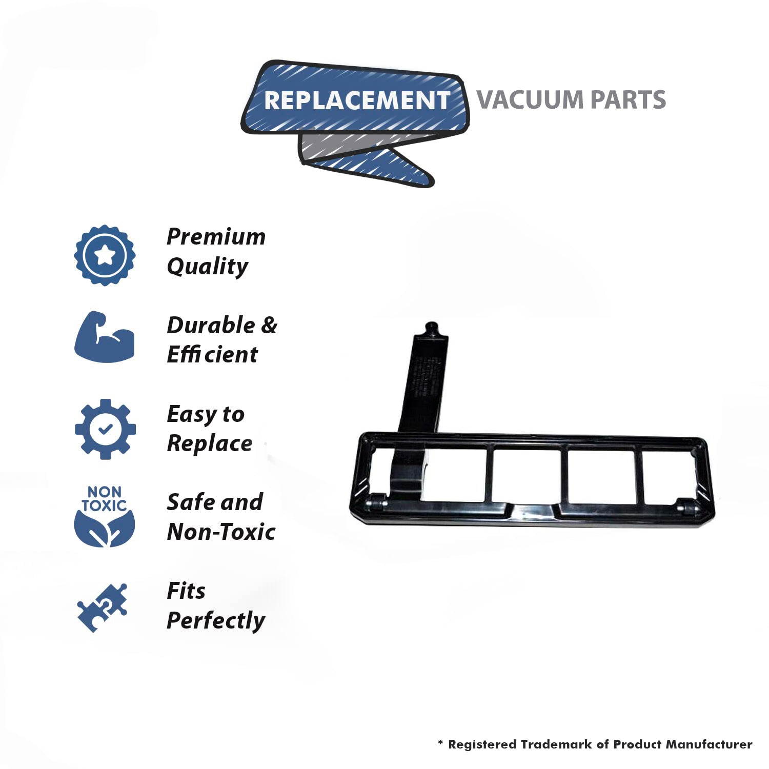 Topvacuumparts Replacement Part For Royal Vacuum Cleaner Bottom Plate Nozzle Guard Assembly # compare to part 440002936