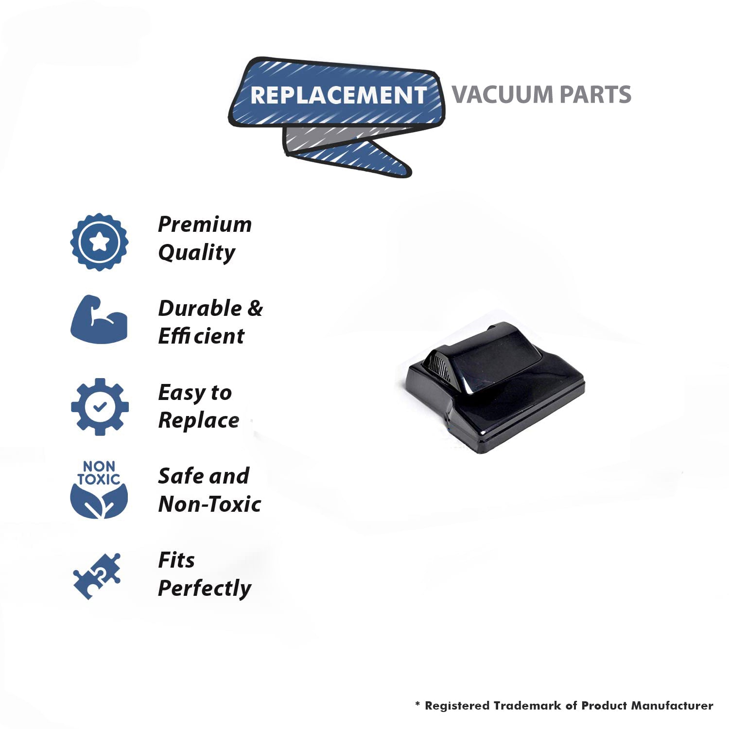 Topvacuumparts Replacement Part For Hoover C1404 Commercial Upright Vacuum Cleaner Hood # compare to part 37252107