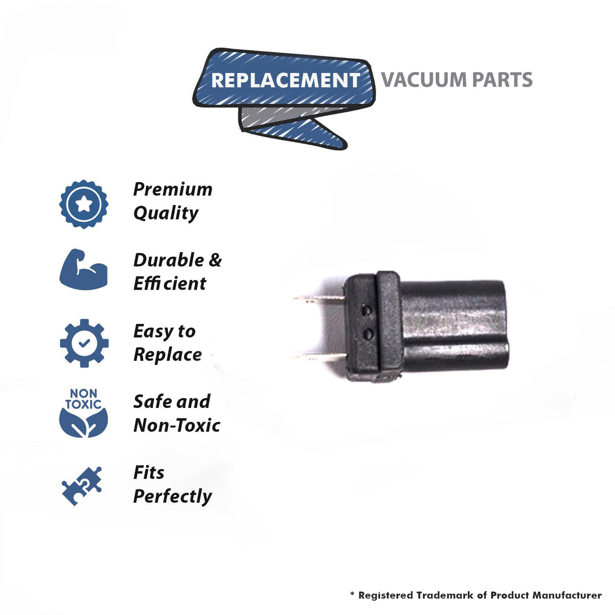 Topvacuumparts Replace Part For E-2 SERIES CANISTER Recepticle Compatible With Part Number 7193