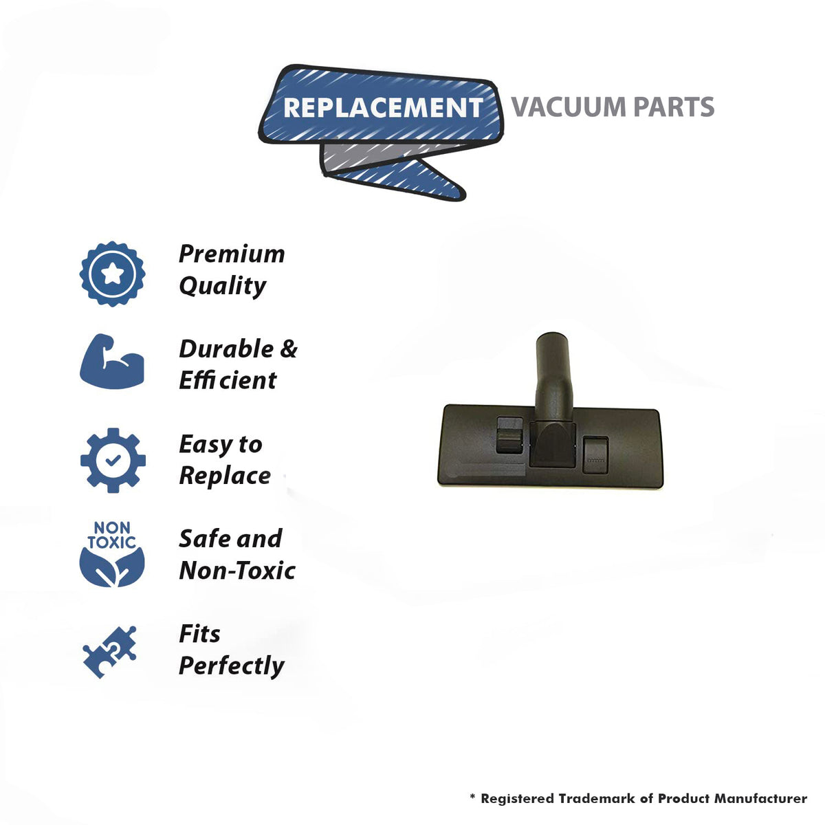 Topvacuumparts Replacement Part For Vacuum Cleaner Combo Carpet And Hard Surface Floor Tool Oreck Part # compare to part D252