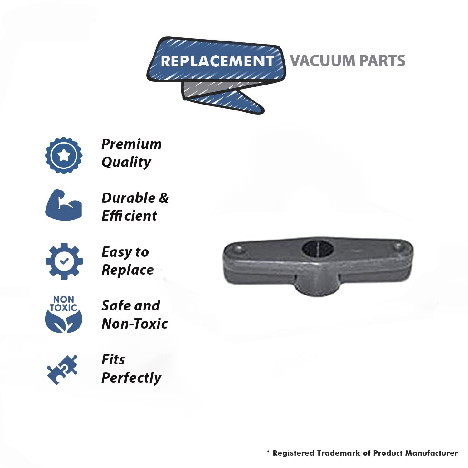 Topvacuumparts Replacement Part For Turbo Cat HP 210 Vacuum Cleaner T-Latch # compare to part 7226