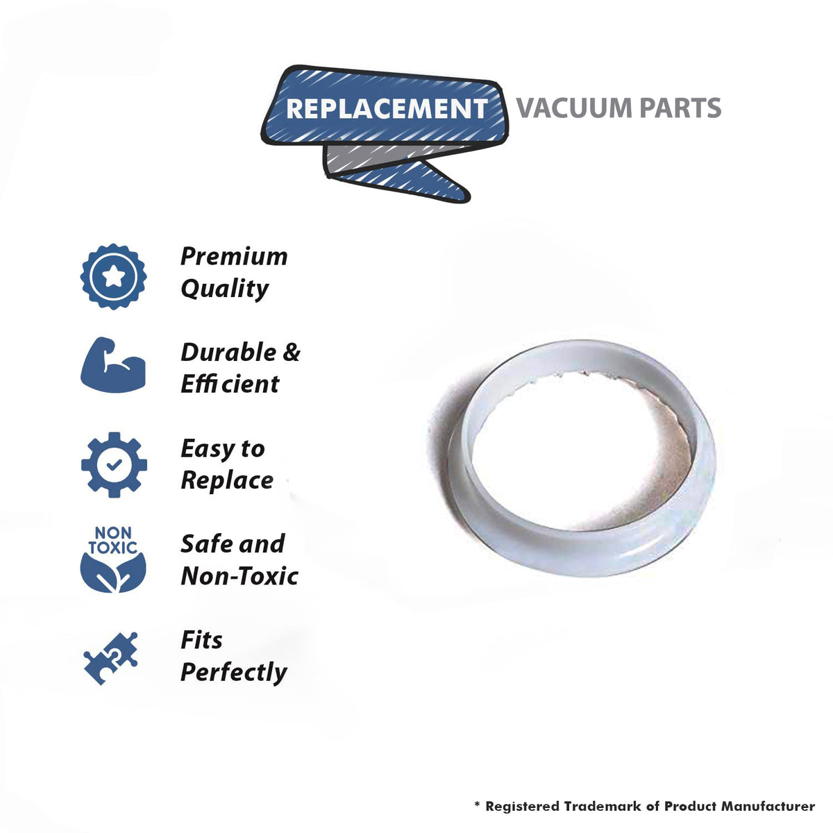 Topvacuumparts Replacement Part For Hoover Housing Concept I Vacuum Cleaner Front Pivot Bearing # compare to part 38511002