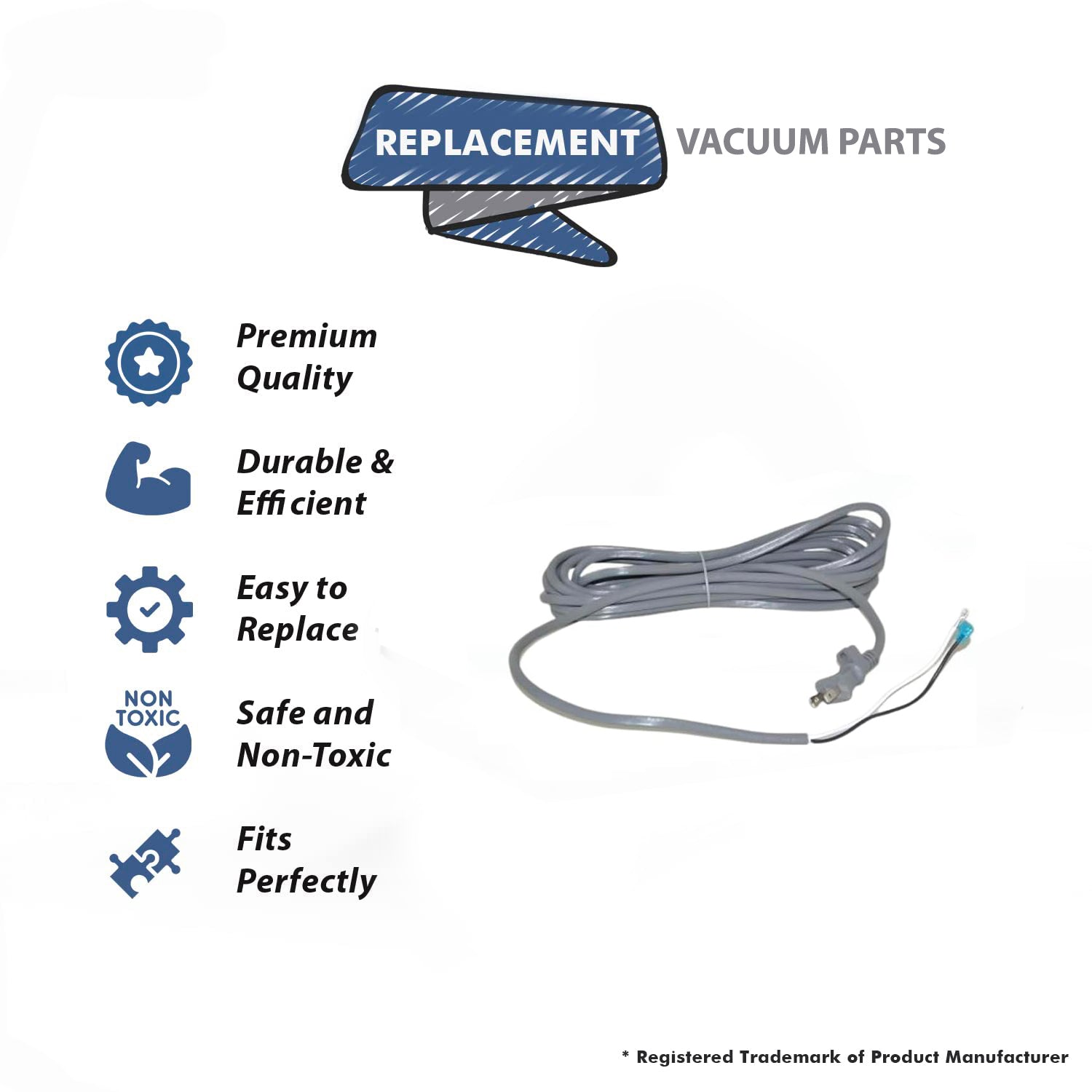 Topvacuumparts Replacement Part For Eureka Vaccum Cleaner Cord Terminal Assembly 3670G # compare to part 3940910
