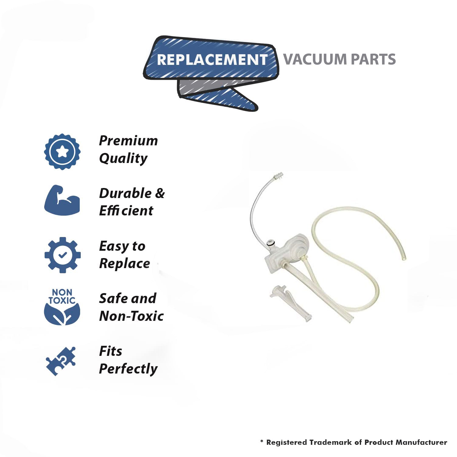 Topvacuumparts Replacement Part For Hoover FH40010 Floor Mate Vacuum Cleaner Reservoir and Tubing Kit # compare to part 410055001