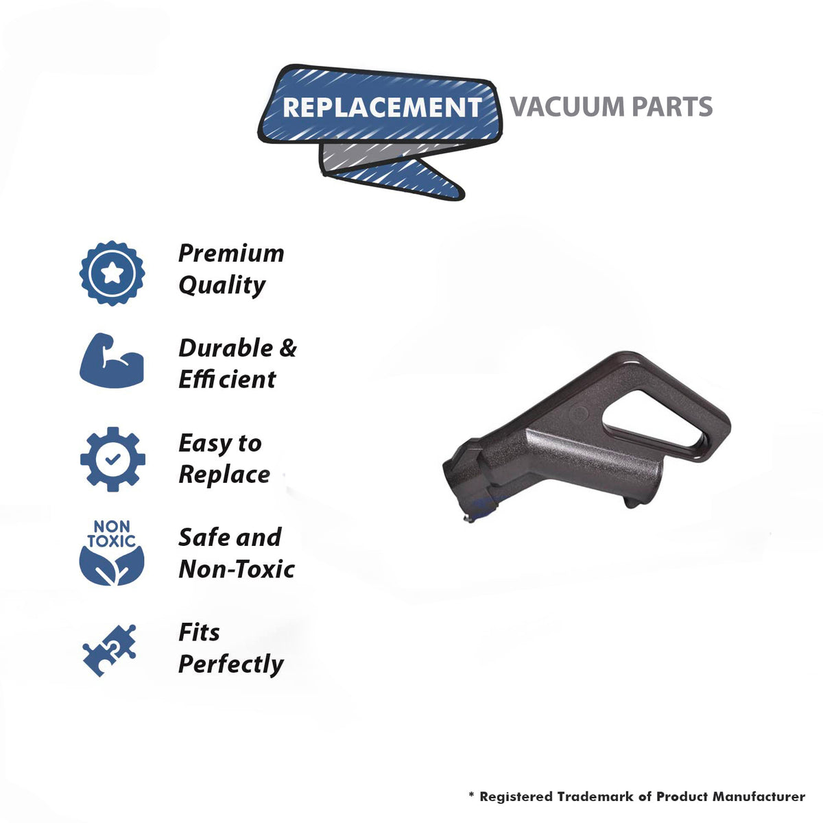 Topvacuumparts Replacement Part For E2 Electric Hose Right and Left Sides Handle Compatiblke With Part Number R12088
