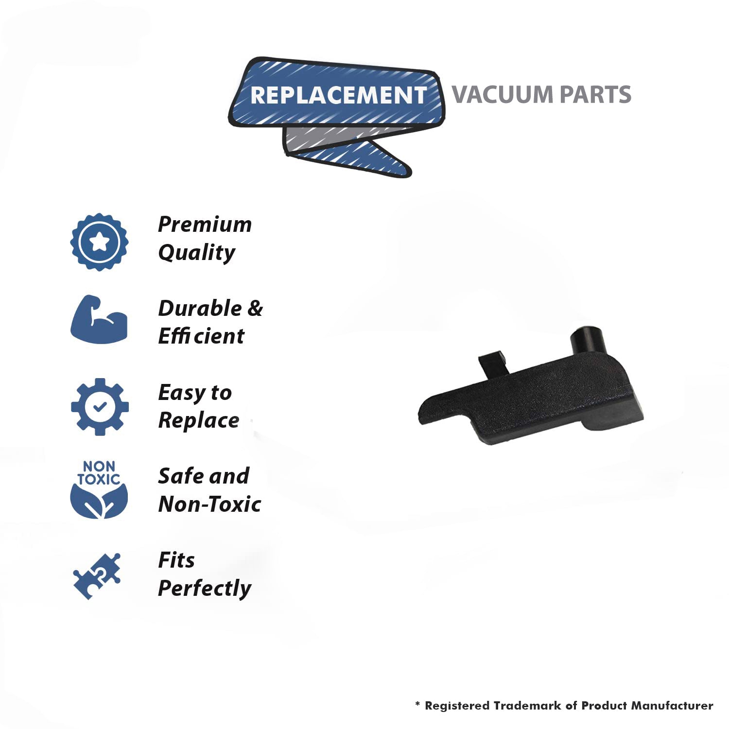 Topvacuumparts Replacement Part For Hoover F5867 Steam Vacuum Cleaner Left Hand Latch Lock # compare to part 36151021