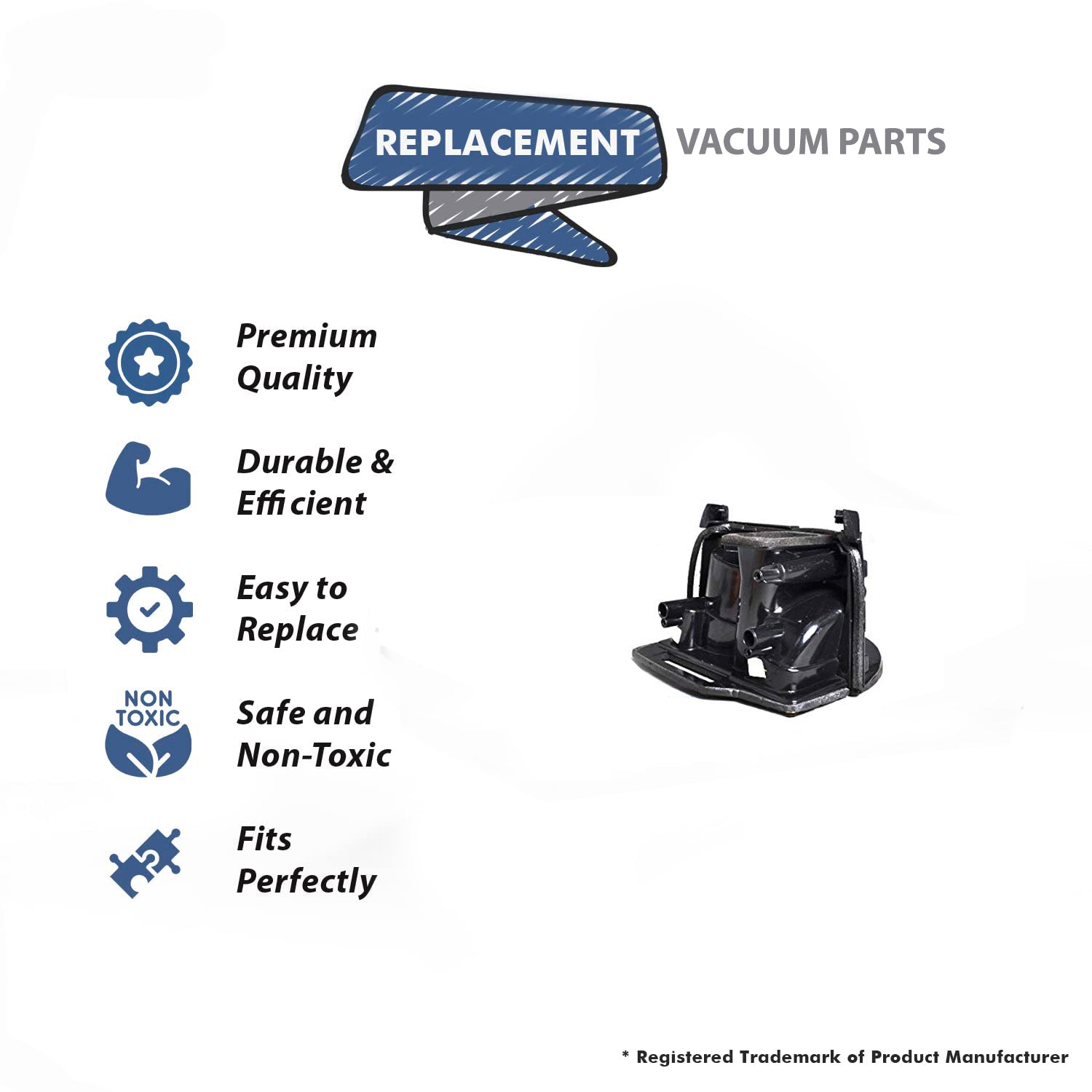 Topvacuumparts Replacement Part For Eureka Upright Vacuum Cleaner Upper Cyclone # compare to part 60705-3