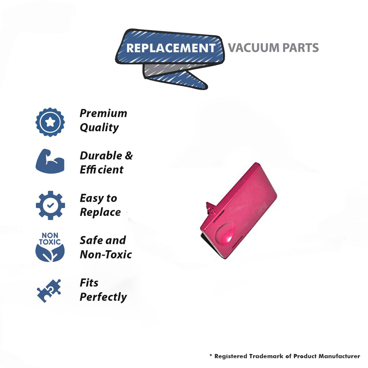 Topvacuumparts Replacement Part For Royal RY5500 Commercial Vacuum Cleaner Latch # compare to part 370192
