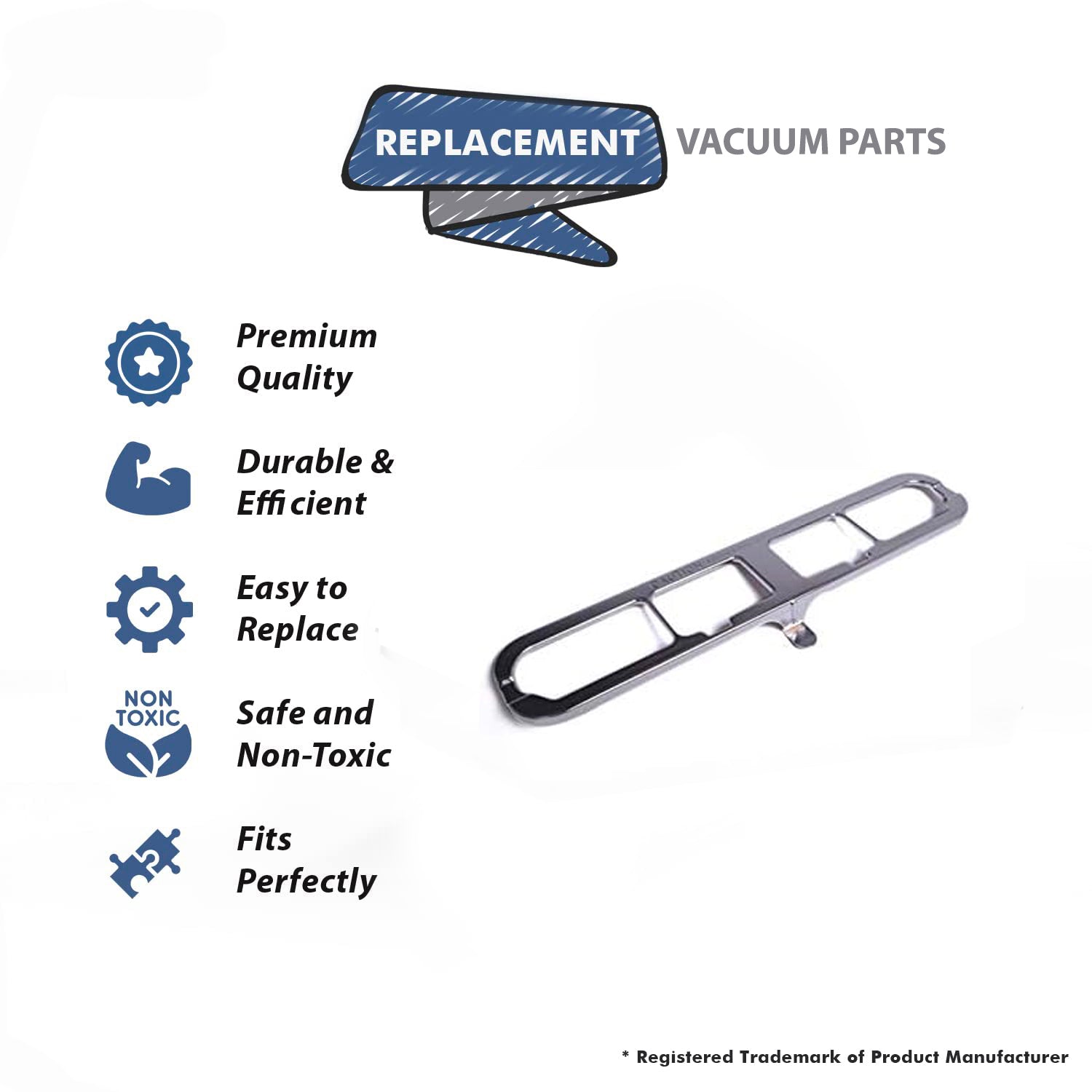 Topvacuumparts Replacement Part For Royal, 880, 608 Upright Vacuum 14 Inch Metal Bottom Plate [1PK] # compare to part 1672270000