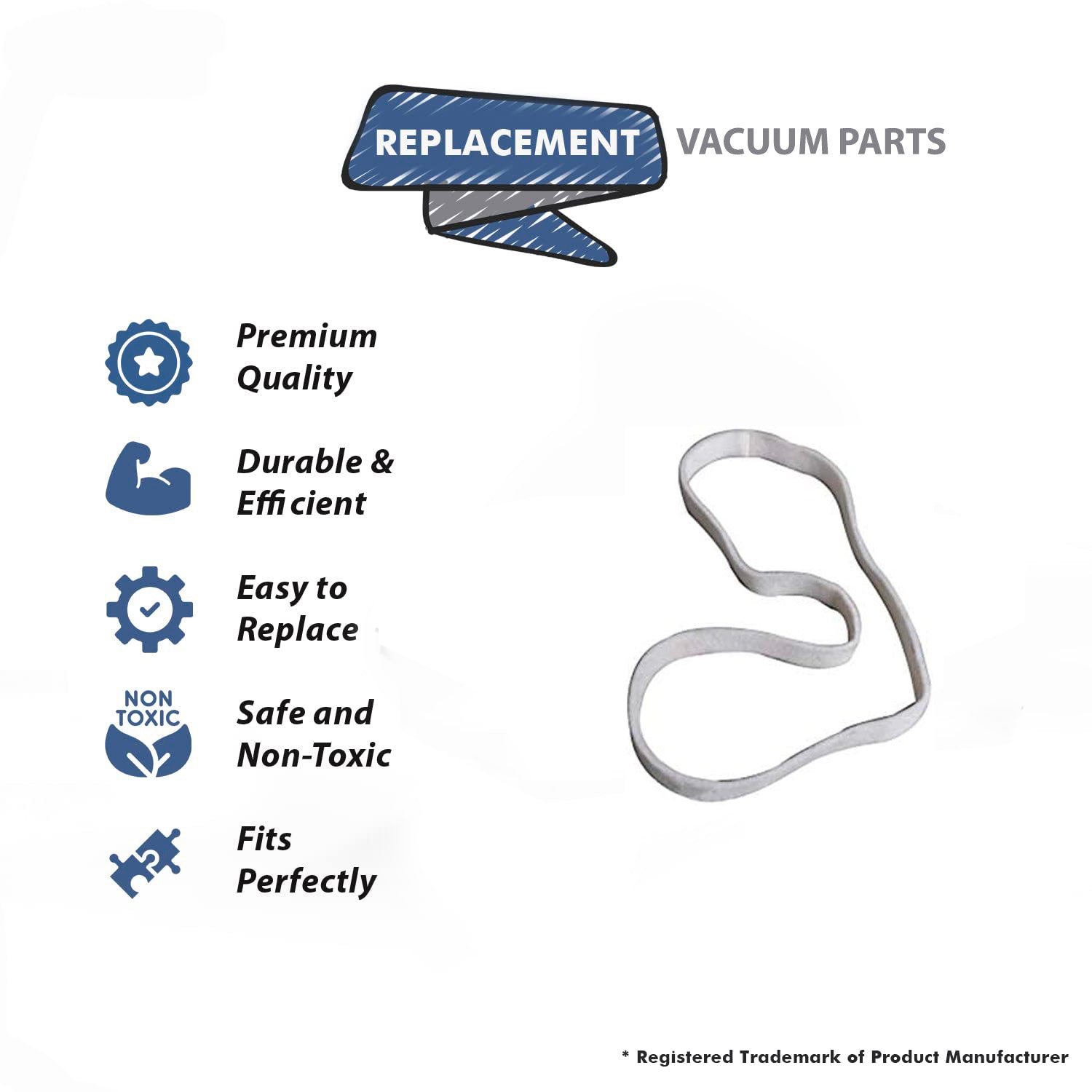 Topvacuumparts Replacement Part For Hoover 0910 Vacuum Cleaner Dryer Front Felt Seal # compare to part 162513