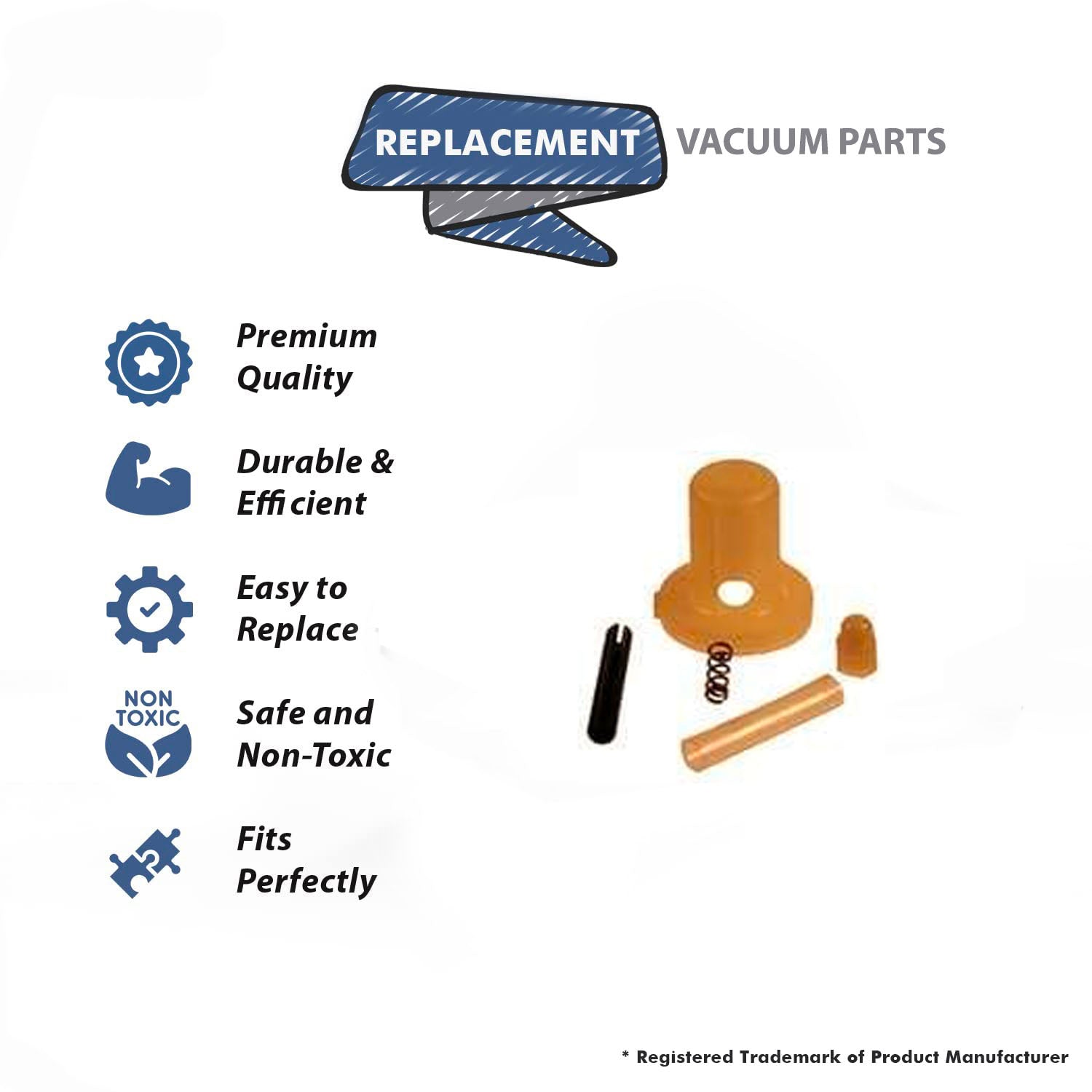 Topvacuumparts Replacement Part For Koblenz, Vacuum Cleaner Shampoo Polisher Spindle Kit # compare to part 46-1610-8