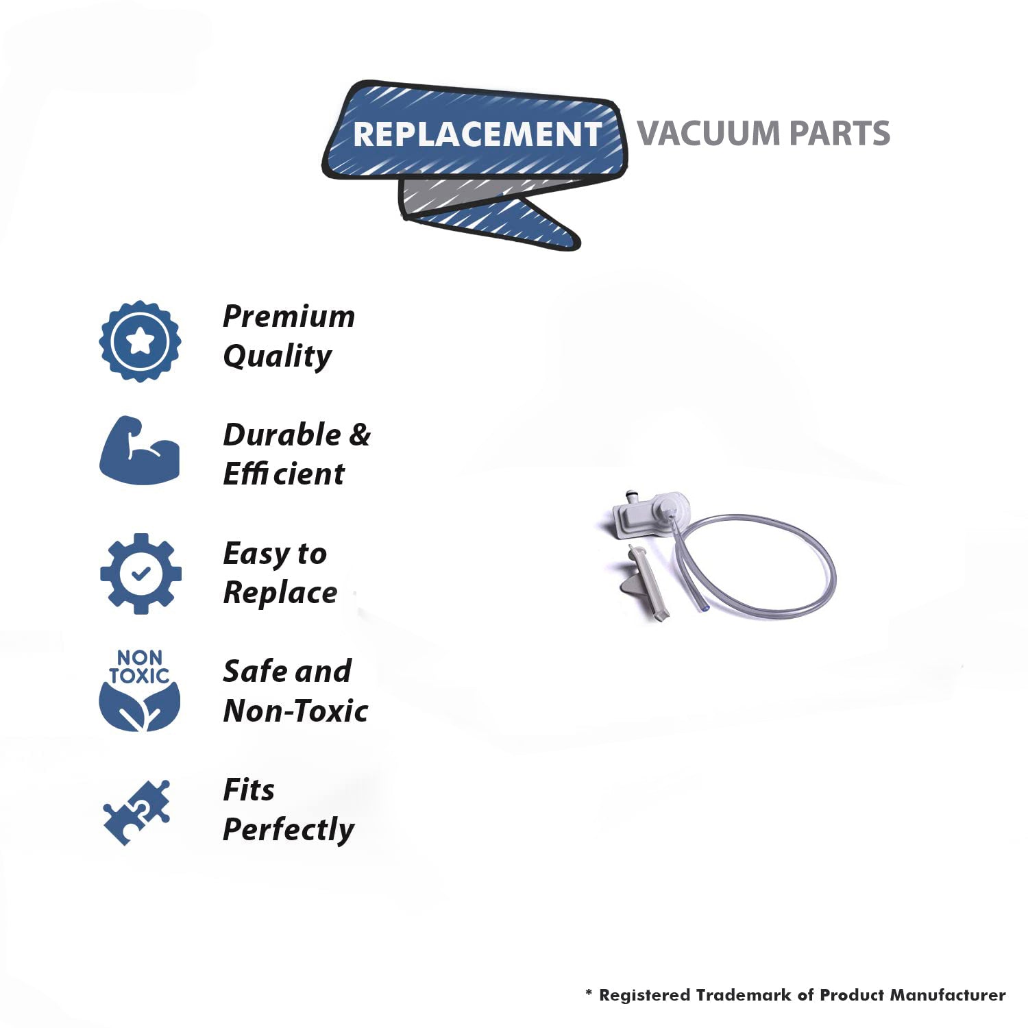 Topvacuumparts Replacement Part For Hoover Vacuum Cleaner Reservoir and Tubing Kit # compare to part 410025001
