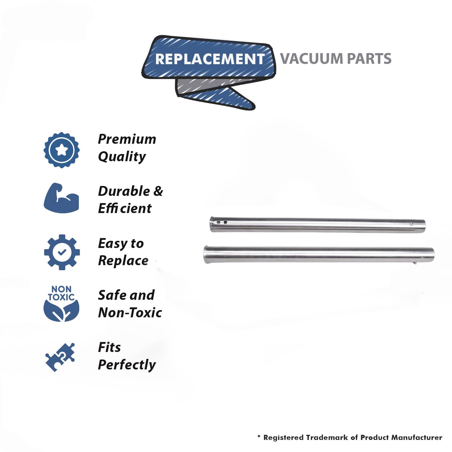 Topvacuumparts Replacement Part For Nutone C.V Vacuum Cleaner Wand Assembly # compare to part CT-132