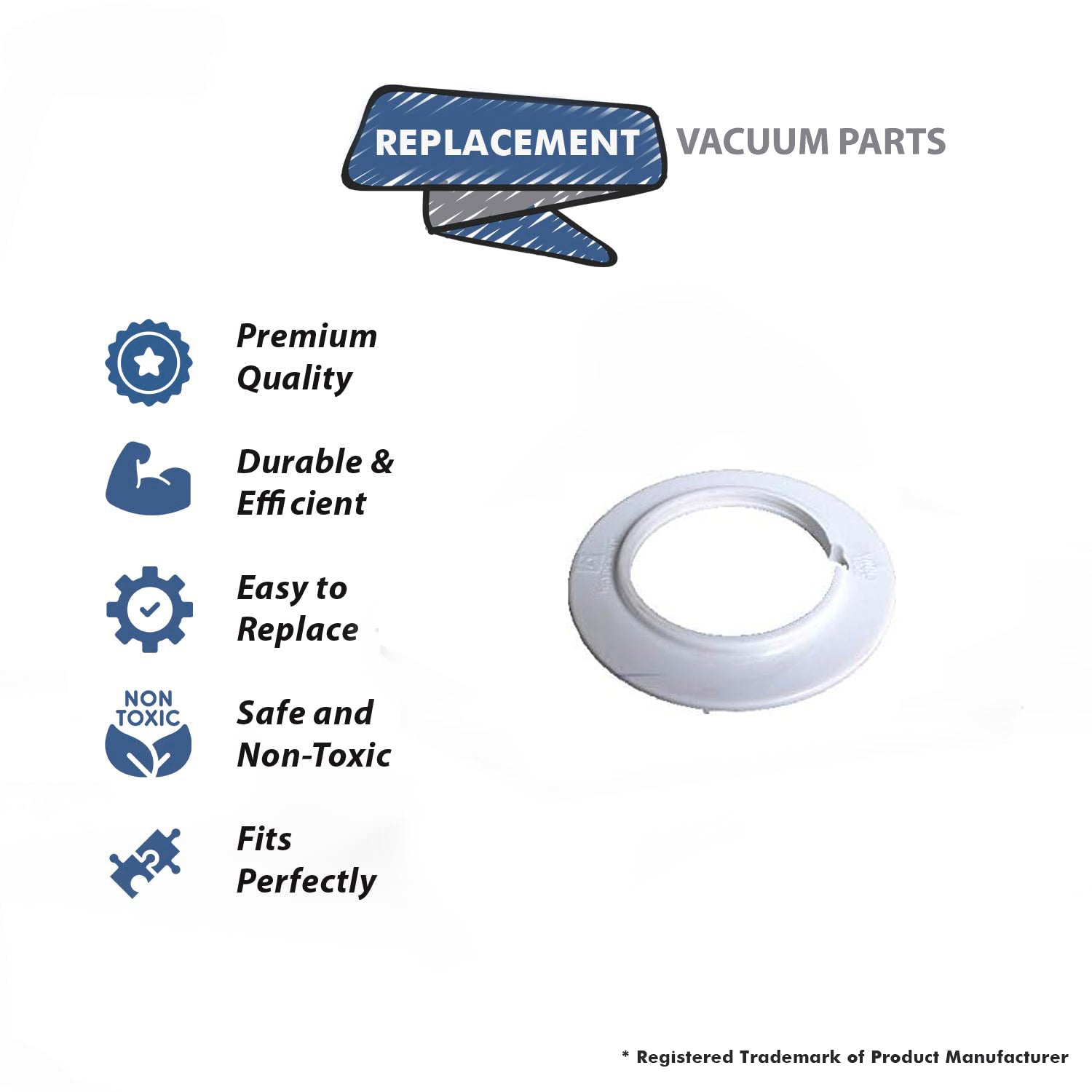 Topvacuumparts Replacement Part For Canplas - Hayden - Pipe Collar for 2'' Built in TUBING # compare to part 762031