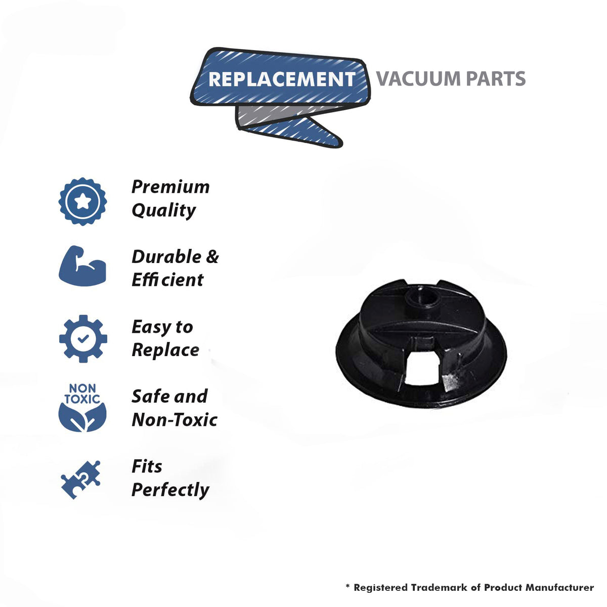 Topvacuumparts Replacement Part For Sharp Replecement for EC-TU4700 Series Vacuum Cleaner Brush Rotor # compare to part NRTR-A004VBE0