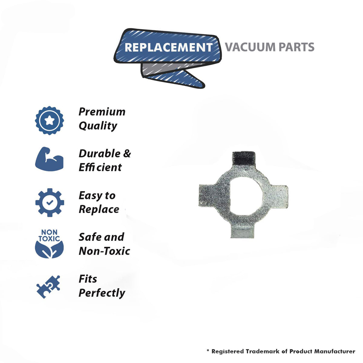 Topvacuumparts Replacement Part For Hoover U7069, U7071 Conquest Upright Vacuum Cleaner Lock Washer # compare to part 36128003
