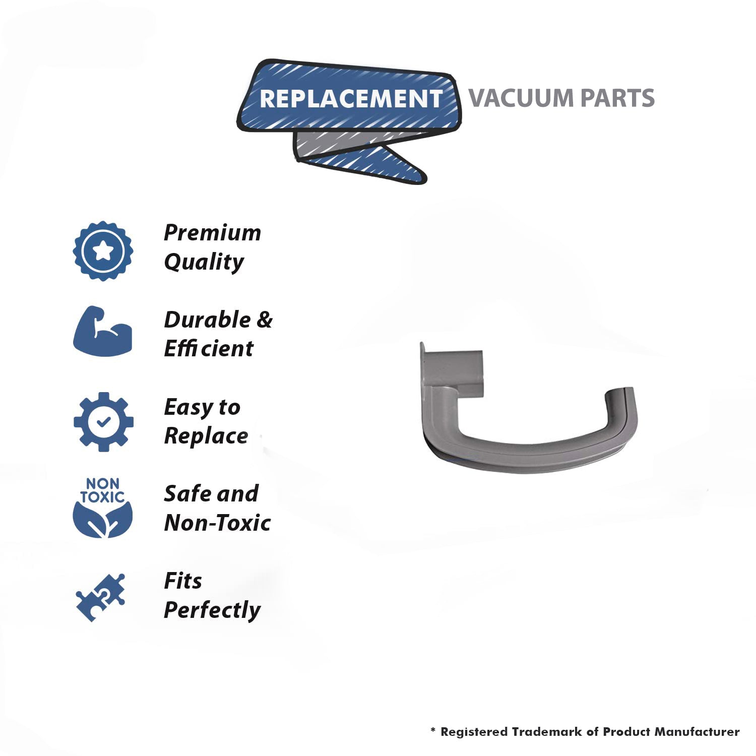 Topvacuumparts Replacement Part For Eureka Vacuum Carry Handle Fits SC9050, Commercial Upright Models # compare to part 79034355N