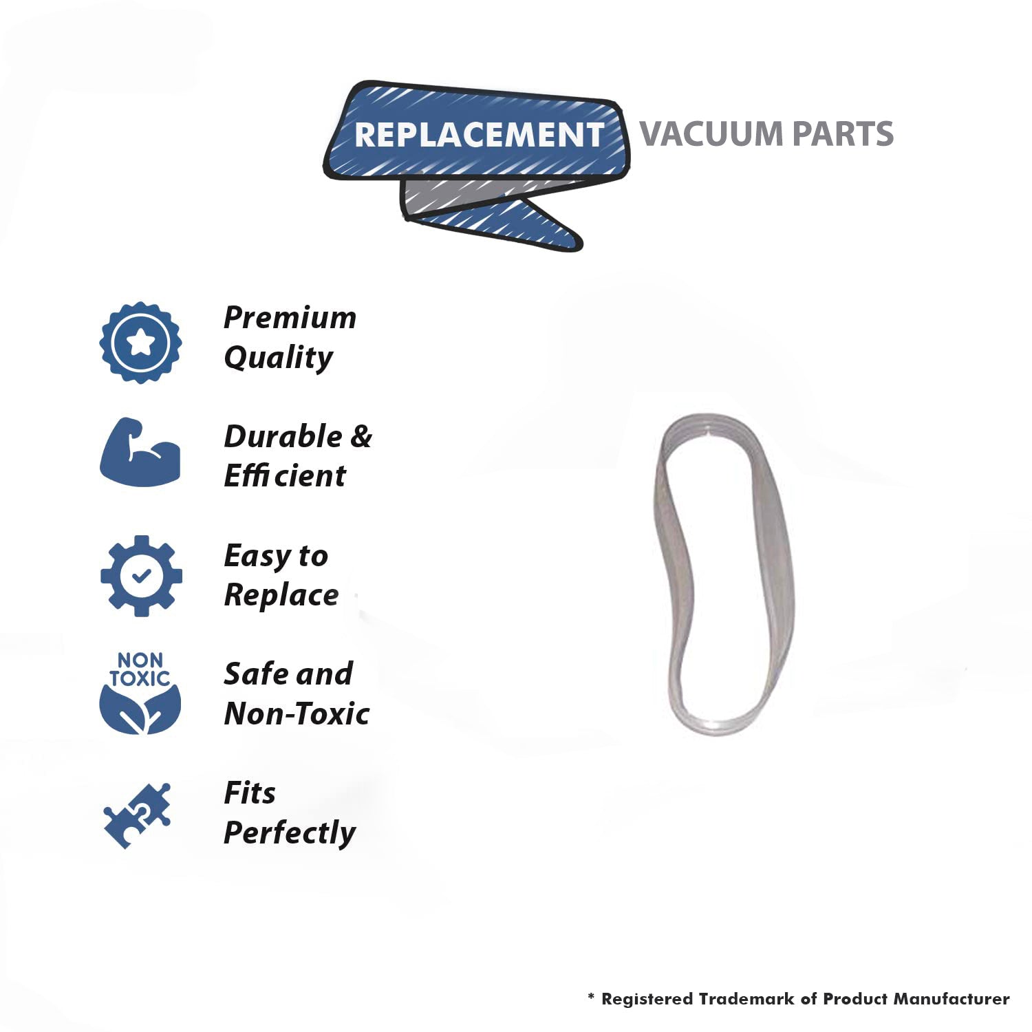 Topvacuumparts Replacement Part For Eureka Vacuum Nozzle Bumper Fits S635, Upright Models # compare to part 3634221