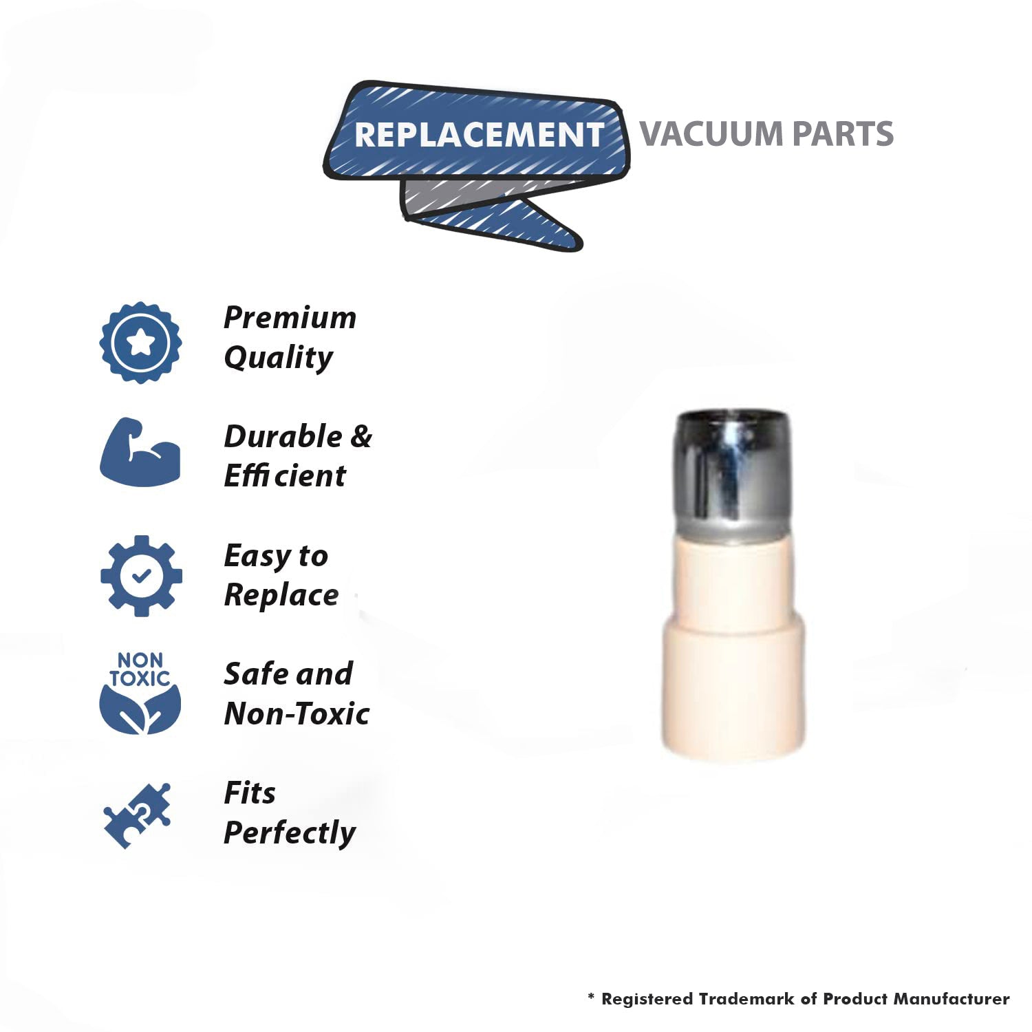 Topvacuumparts Replacement Part For Fitall Crushproof Wall Adapter And Hose End # Compare to Part FA3816-1