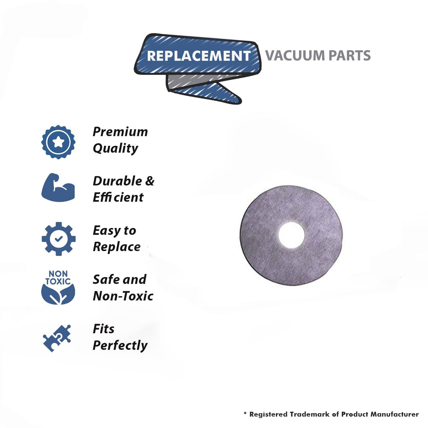 Topvacuumparts Replacement Part For Panasonic Vacuum Cleaner Power Nozzle Swivel Seal # compare to part AMC742-019