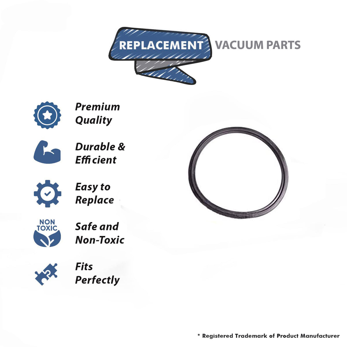 Topvacuumparts Replacement Part For Hoover Commercial TaskVac Bagless Upright Vacuum Cleaner Rear Wheel Works With CH53010# compare to part 305565001