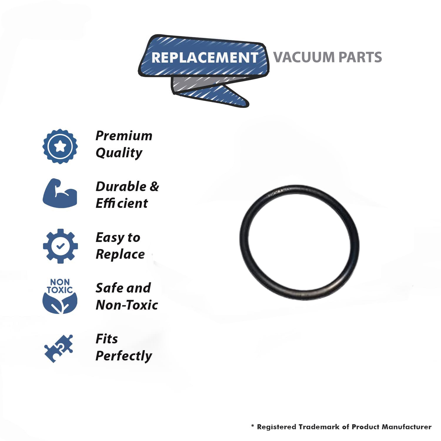 Topvacuumparts Replacement Part for Hoover Guardsman Commercial Vacuum 8-Belts # Compare to Part AH20075