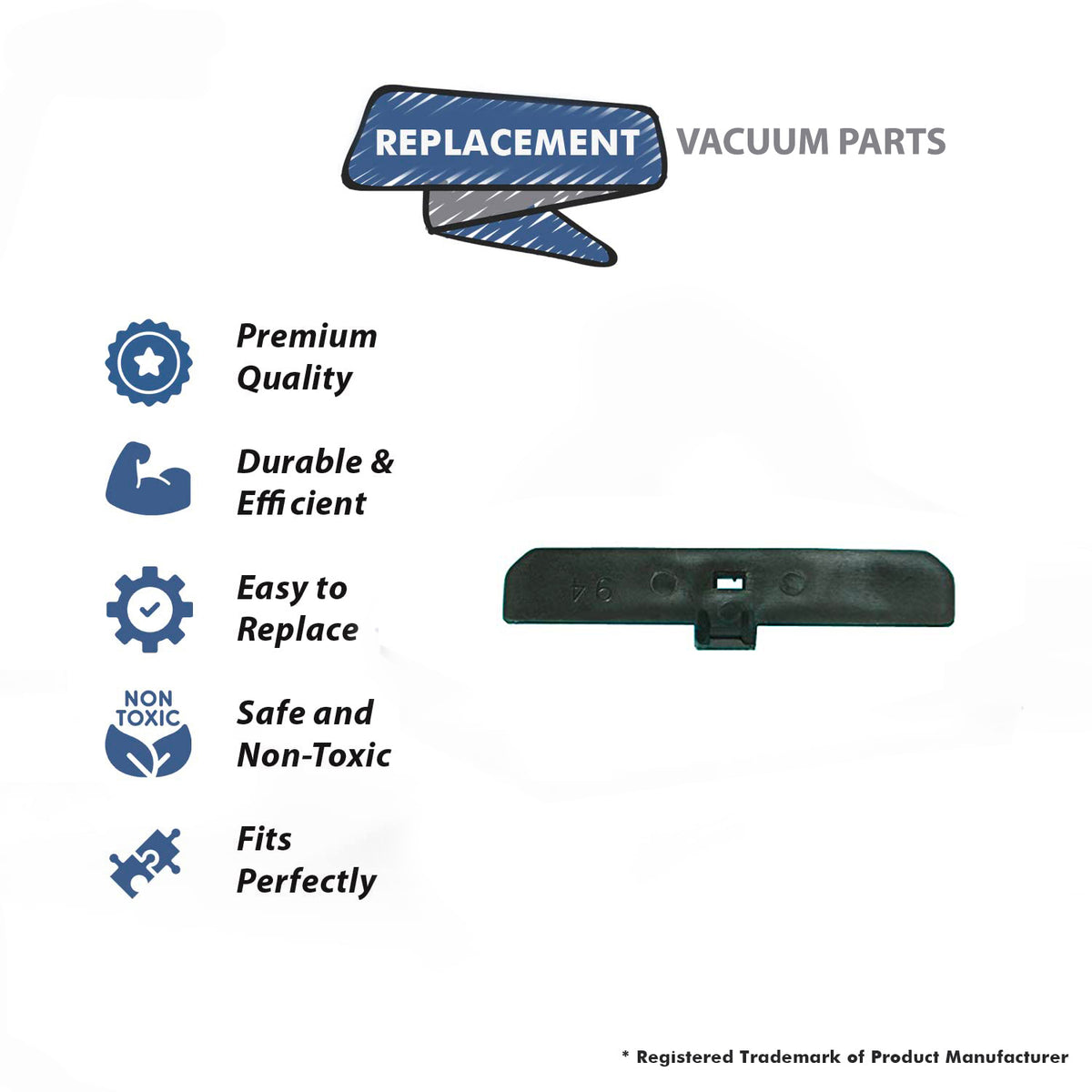 Topvacuumparts Replacement For Sharp Replecement for EC-12TWC Vacuum Cleaner Variable Special Contro Knob Back Plate # compare to part LPLTPA073VBF