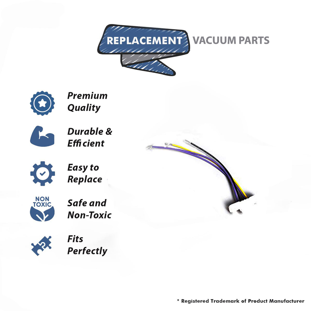 Topvacuumparts Replacement Part For Hoover Upright Vacuum Cleaner Recepticle & Harness # compare to part 91001034