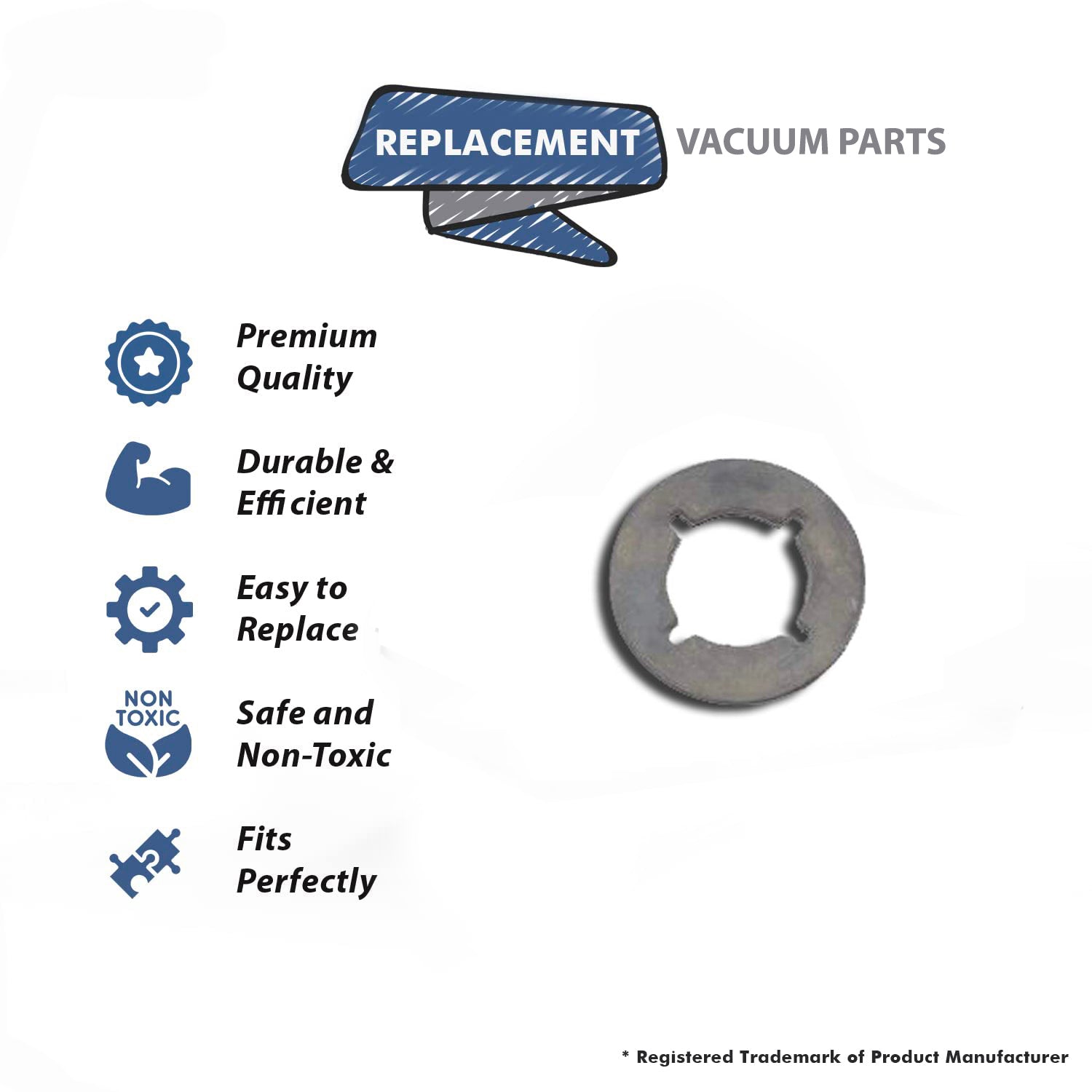 Topvacuumparts Replacement Part For Hoover F5520 Rear Vacuum Cleaner Valve Base Seal # compare to part 93001417