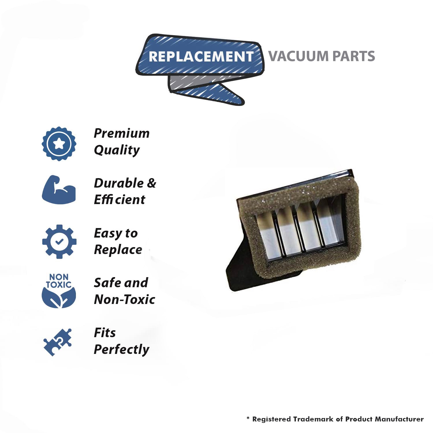 Topvacuumparts Replacement Part For Eureka, Sanitaire Vacuum Cleaner Duct-Left Inlet # compare to part 56380SV