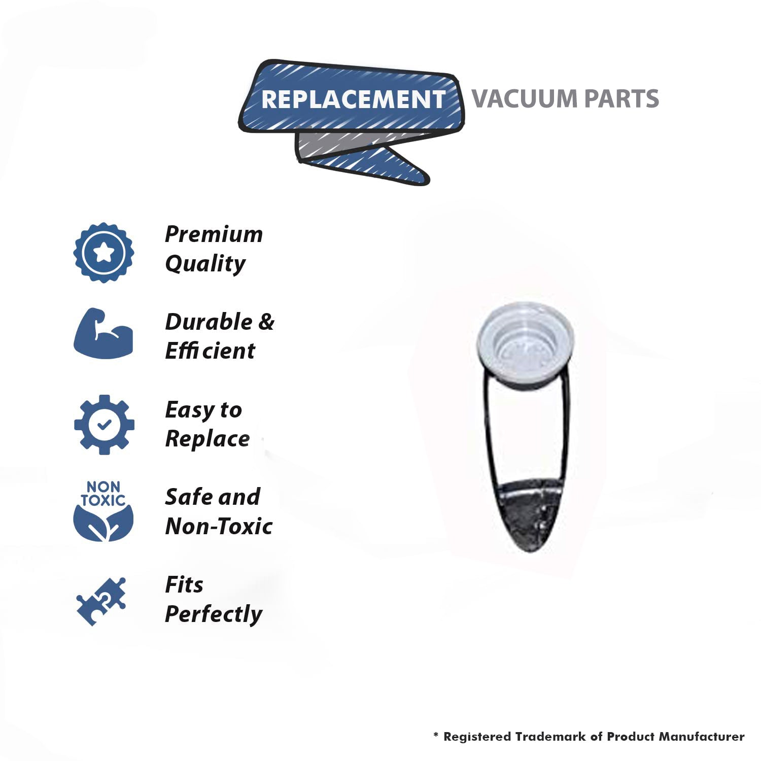 Topvacuumparts Replacement Part For Oreck LW100 Magnesium Vacuum Cleaner Right Track# compare to part 83039-01
