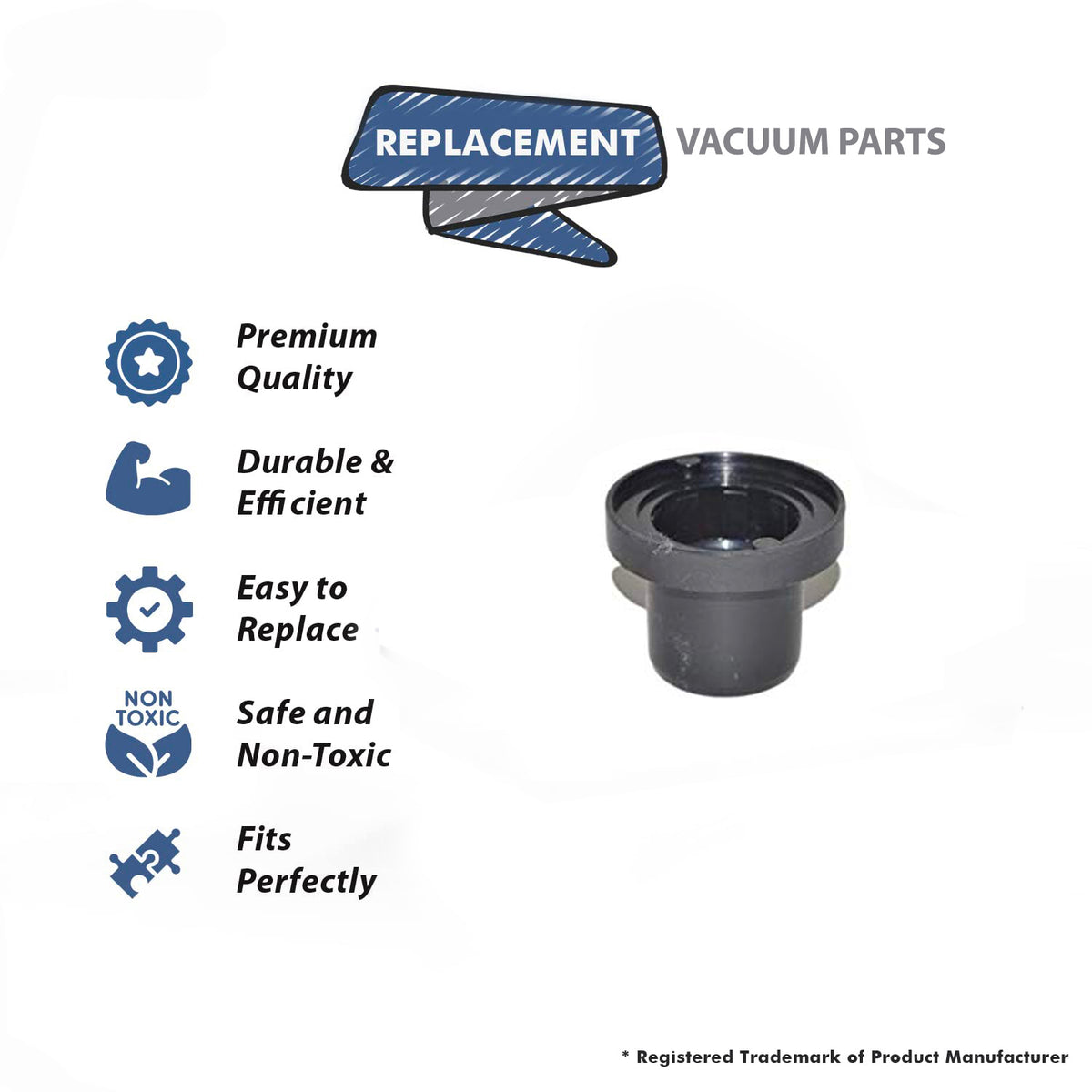 Topvacuumparts Replacement Part For Carpet Pro Paper Bag Holder Inlet Fits Cpu1T, Cpu2T, Cpu1T Vacuum Cleaner Models # compare to part 89.855