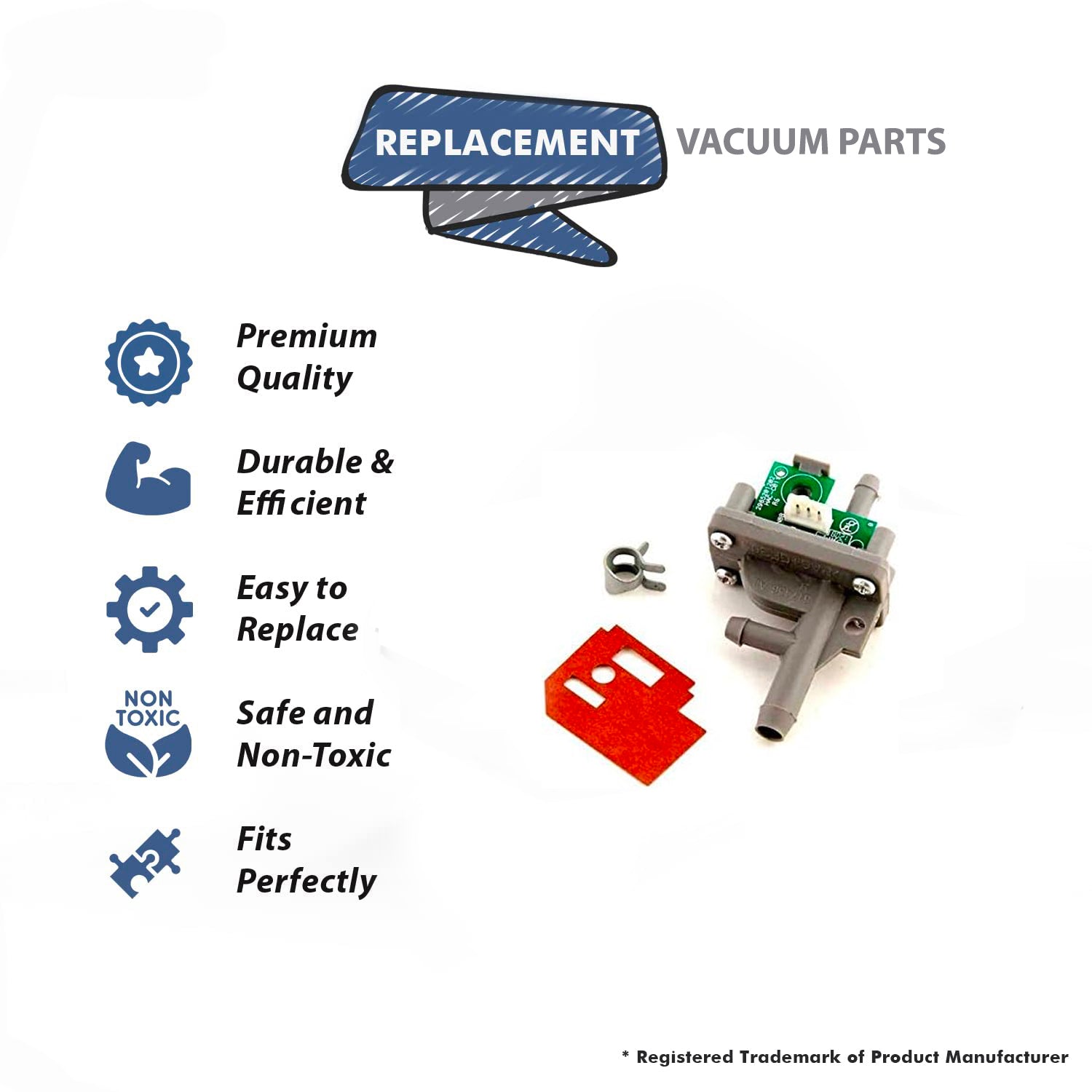 Topvacuumparts Replacement Part For Hoover FH50210 Steam Vacuum Cleaner Low Flow Meter # compare to part 440001383