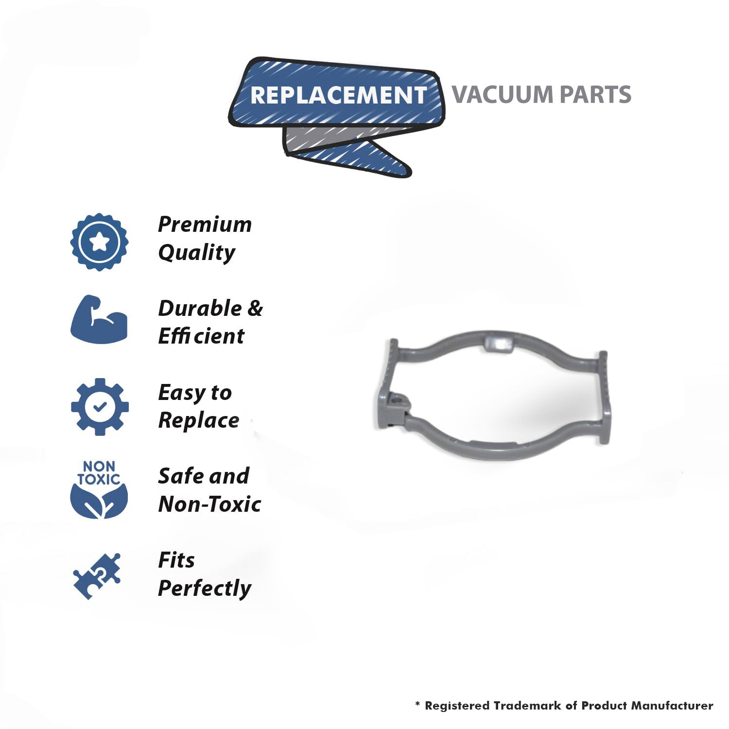 Topvacuumparts Replacement For Eureka Sanitaire S5000A, SC5500, SC5505 Commercial Vacuum Hose Retaining Ring # A03802601