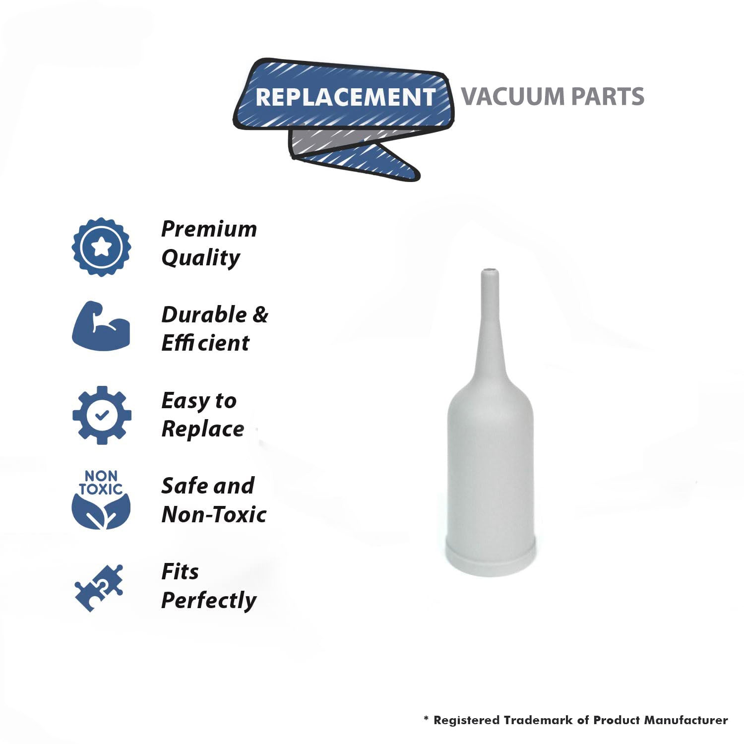 Topvacuumparts Replacement Part For Kirby Vacuum Cleaner Grey Inflator AttachmentKirby Part # compare to part 213801