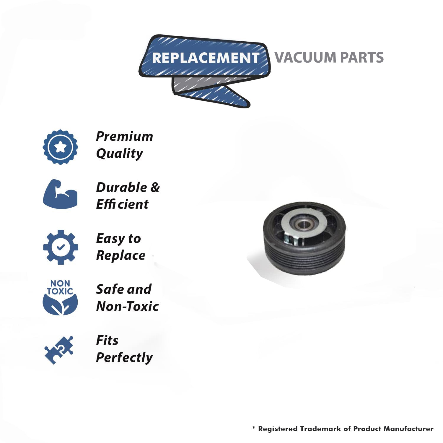 Topvacuumparts Replacement Part For Fuller Brush T4000 Agitator Clutch Pulley # Compare to Part C012-1800B