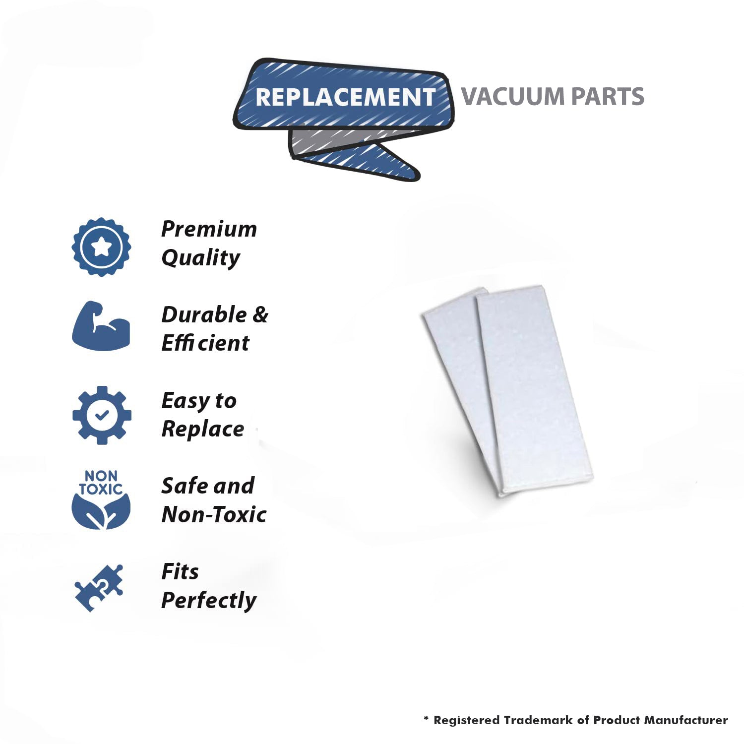 Topvacuumparts Replacement Part For Hoover, Vacuum Cleaner UH30600,UH30300, Upright Exhaust Filter # compare to part F8001