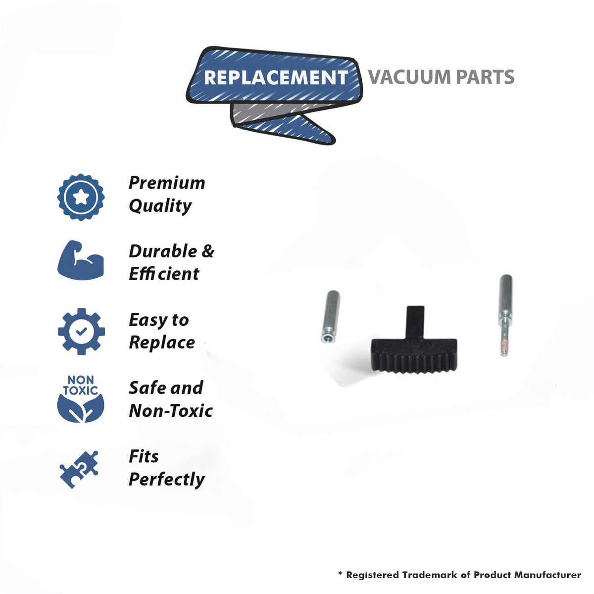 Topvacuumparts Replacement For Kirby G3, G6 Vacuum Cleaner Onyx Tilt Latch Kit # Compare to Part 677599A