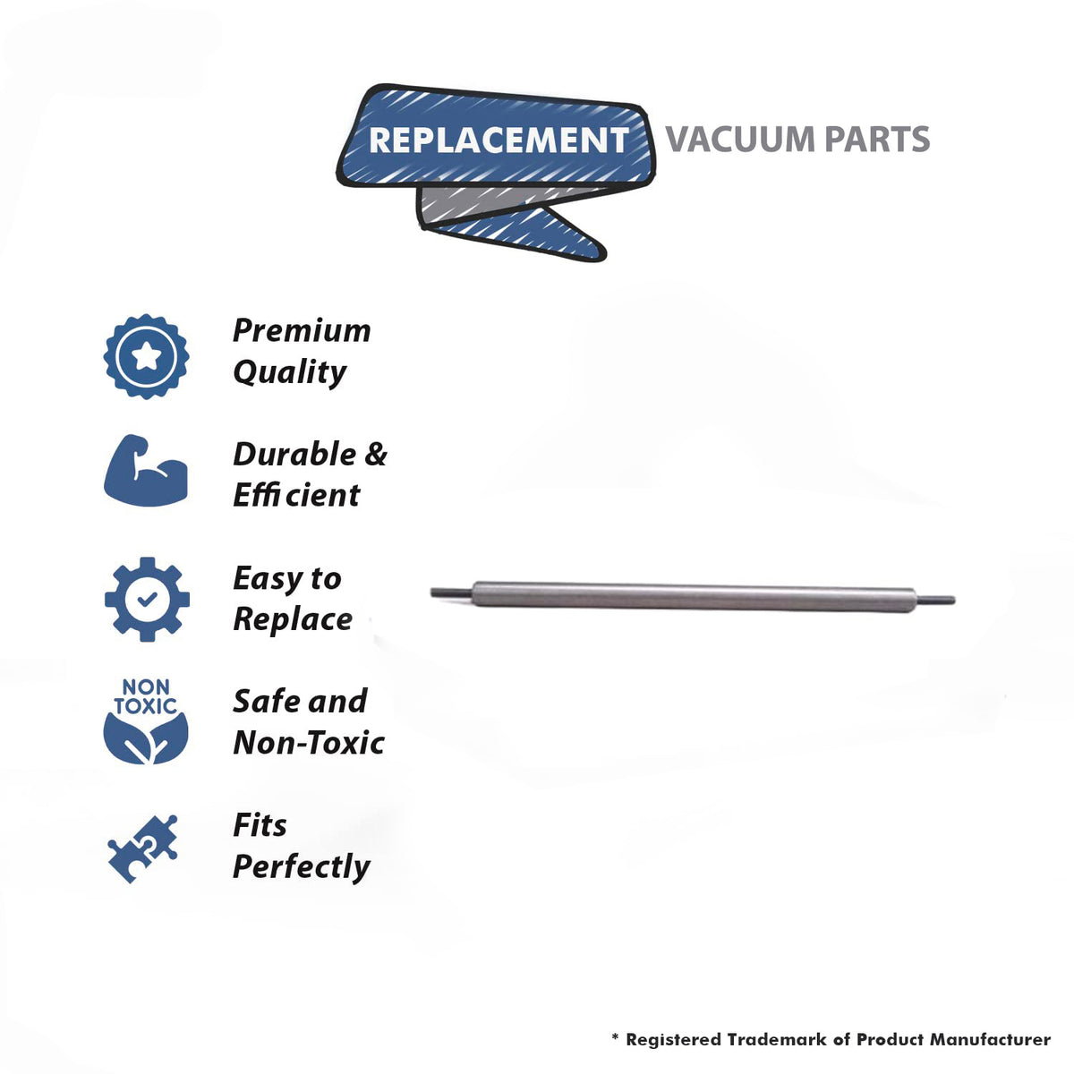 Topvacuumparts Replacement Part For Kirby Vacuum Cleaner Fan Lock Pin # Compare to Part T-104S