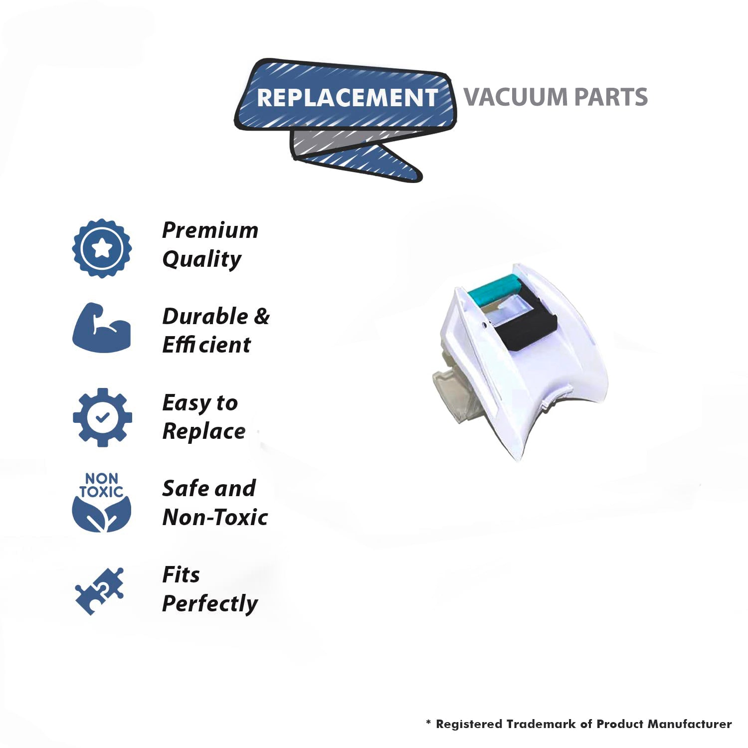 Topvacuumparts Replacement Part For Hoover FH52001 FH52000 Steam Vac Dirty Water Tank Lid # Compare to Part 440012811