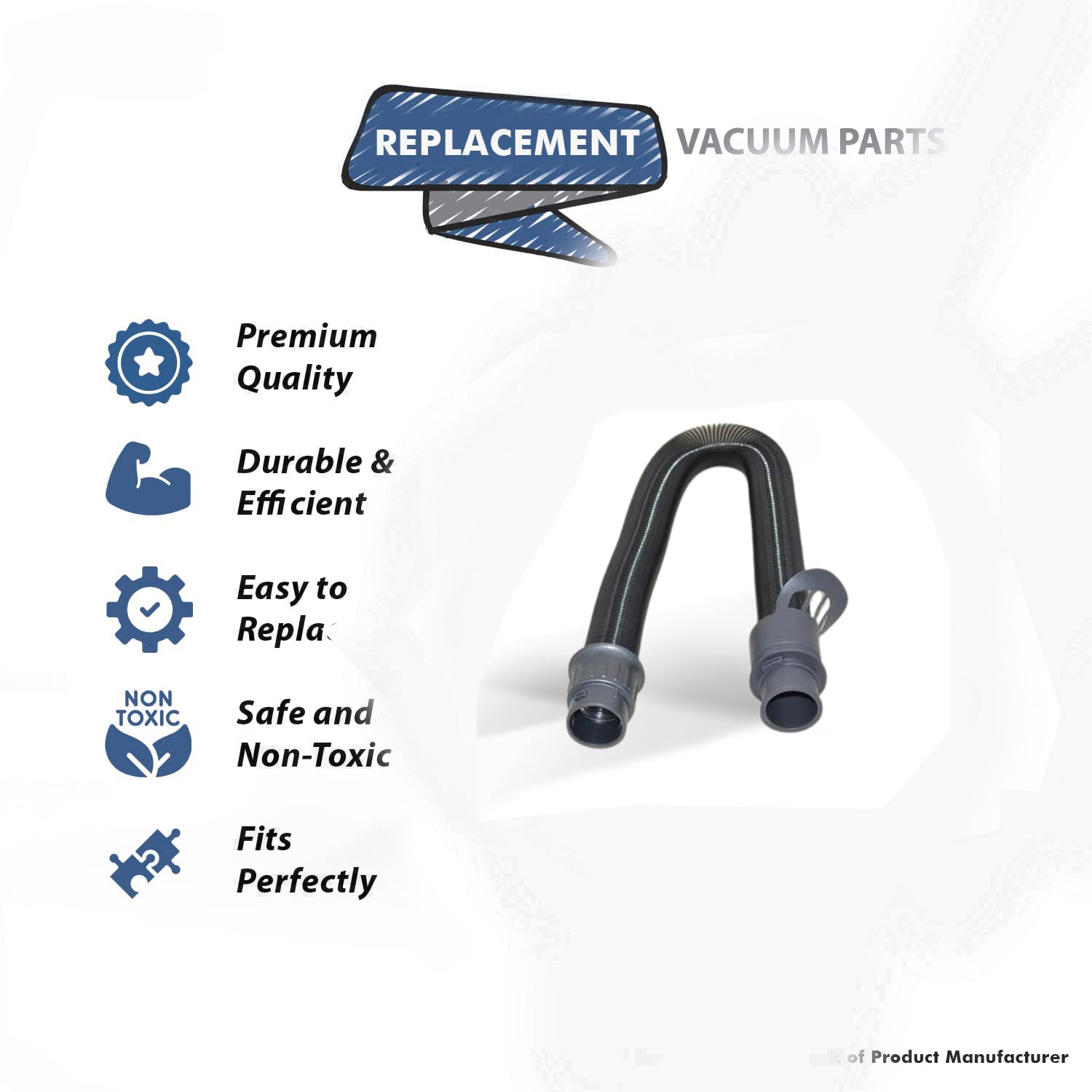 Topvacuumparts Replacement Part For Bissell 3059 CleanView Pet Lift-Off Vacuum Hose # Compare to part 1625647